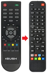 STB202XI BUSH afstandsbediening - productfoto