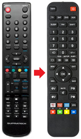 SUPRAVISION-HERCULES-S1901DVT SUPRATECH afstandsbediening - productfoto