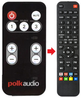 SURROUNDBAR-3000 POLK AUDIO afstandsbediening - productfoto
