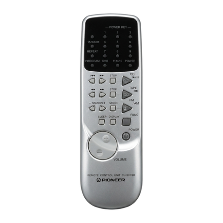 SX-Q180 PIONEER afstandsbediening