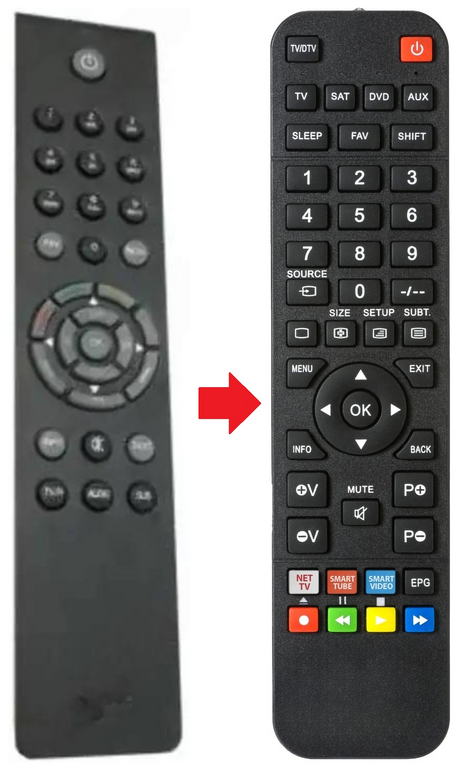 T-HD405VA TRIAX afstandsbediening - productfoto