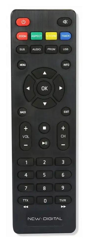 T2-01HD-SENIOR NEW DIGITAL afstandsbediening