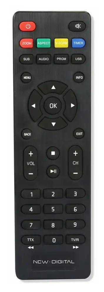 T2-01HD-SENIOR NEW DIGITAL afstandsbediening