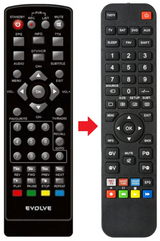 T2-600UHD ESTAR afstandsbediening - productfoto