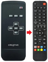 T4-WIRELESS CREATIVE afstandsbediening - productfoto