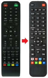 T4TEC FTV afstandsbediening - productfoto