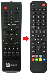 T55105 TELESYSTEM afstandsbediening - productfoto