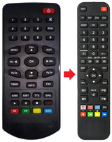 T910USB-PVR TVSTAR afstandsbediening - productfoto