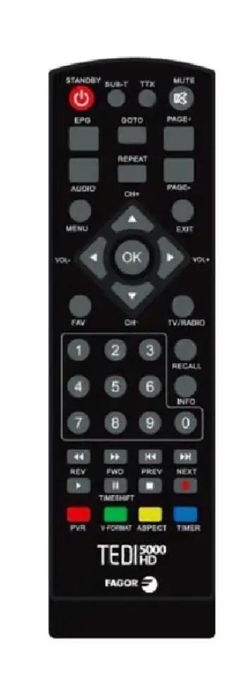 TEDI5000-HD FAGOR afstandsbediening