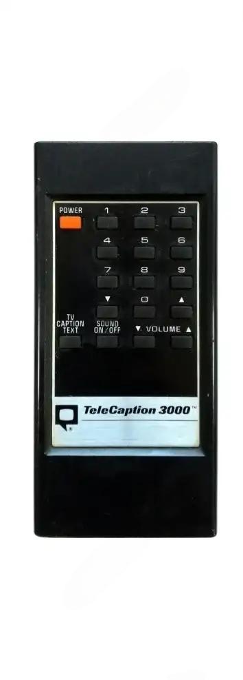 TELECAPTION-3000 TELECAPTION afstandsbediening