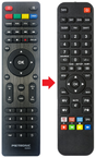 Afstandsbediening geschikt voor TECSAT TFH9900HD-PVR productfoto