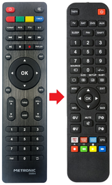 Afstandsbediening geschikt voor TECSAT TFH9900HD-PVR productfoto