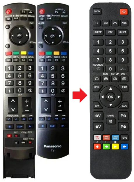 TH-42PX80 PANASONIC afstandsbediening - productfoto