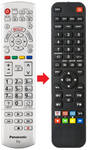 Afstandsbediening geschikt voor PANASONIC TH-55FX435Q productfoto