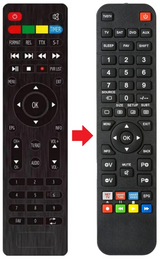 THR9910 VOXSON afstandsbediening - productfoto