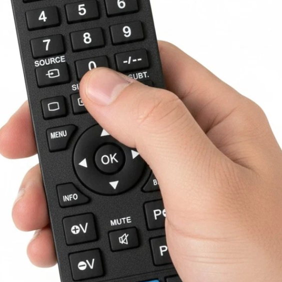 THS55UHD ZEPHIR afstandsbediening - lifestyle foto