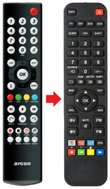 TITAN-7100HD ARCON afstandsbediening - productfoto