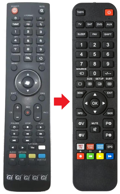 TITAN-III-COMBO-HD SAB afstandsbediening - productfoto