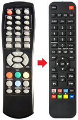 TL-DVBT3 T LOGIC afstandsbediening - productfoto