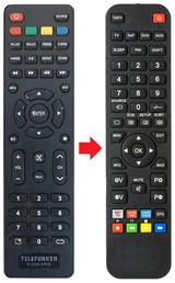 TLEDD-24HD TELEFUNKEN afstandsbediening - productfoto