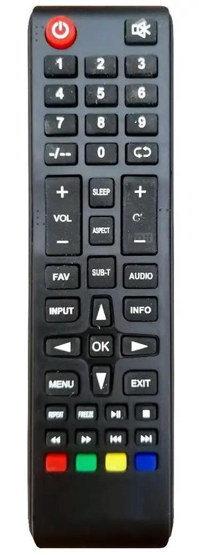 TLEDD-50FHDB TELEFUNKEN afstandsbediening