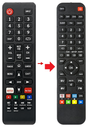 TLEDDS-55UHD TELEFUNKEN afstandsbediening productfoto
