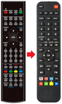Afstandsbediening geschikt voor MYTV TLF32 productfoto