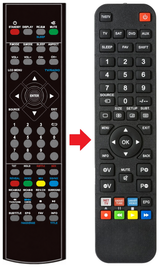 Afstandsbediening geschikt voor MYTV TLF32 productfoto