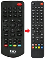 TMTDT1021 TM ELECTRON afstandsbediening - productfoto