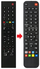 TP6187R-P1 GRUNDIG afstandsbediening - productfoto
