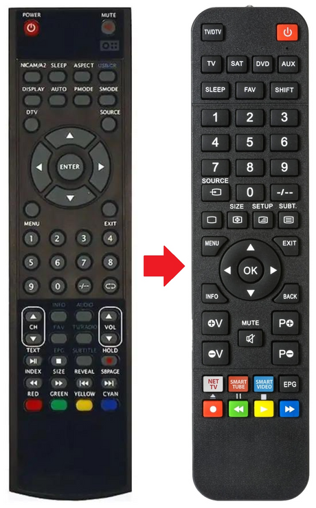 TQT019-001 BLUETECH afstandsbediening - productfoto