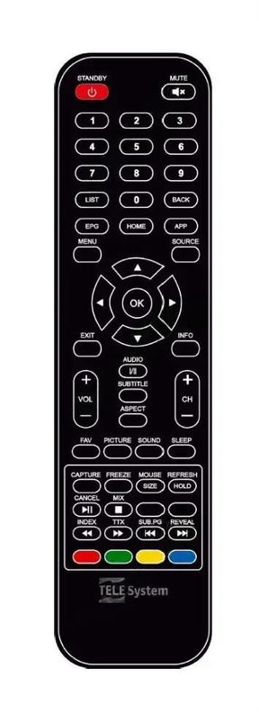 TS24LS08 TELESYSTEM afstandsbediening