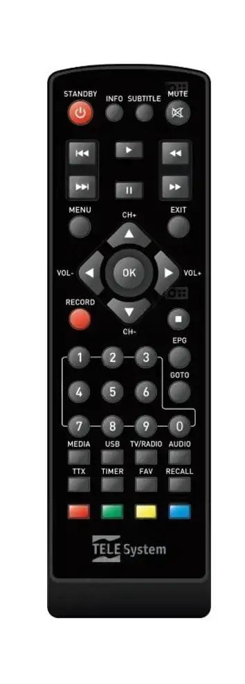 TS3010HD TELESYSTEM afstandsbediening