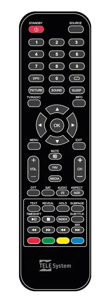 TS39LS08 TELESYSTEM afstandsbediening