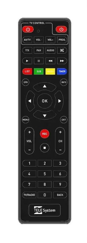 TS4000 TELESYSTEM afstandsbediening