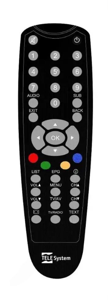 TS6210 TELESYSTEM afstandsbediening