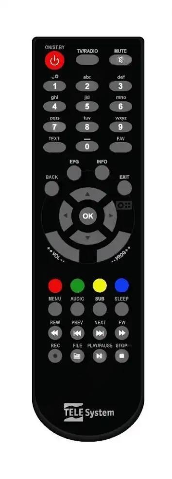 TS6512-HD TELESYSTEM afstandsbediening