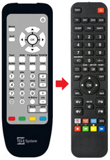 TS7000 TELESYSTEM afstandsbediening - productfoto