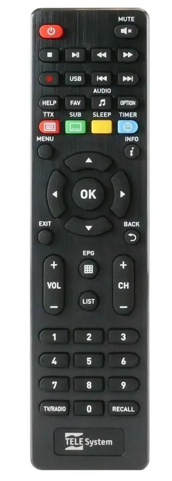 TS9018 TELESYSTEM afstandsbediening