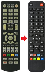 TV-303D DUNE afstandsbediening - productfoto