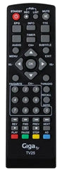 TV25 GIGATV afstandsbediening