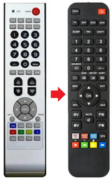 TV3205LB NORDMENDE afstandsbediening - productfoto