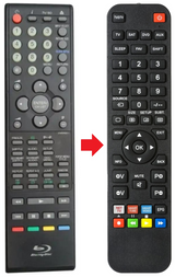 TV32FX555BD ORION afstandsbediening - productfoto
