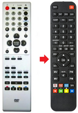 TV32PW155DVD ORION afstandsbediening - productfoto