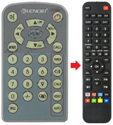 TVC35LCD-MINI LENOIR afstandsbediening - productfoto