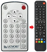 TVC75LCD LENOIR afstandsbediening - productfoto