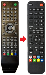TVLCD240FHD DICRA afstandsbediening - productfoto