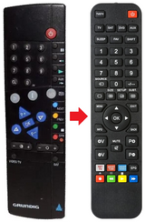 TVP760 GRUNDIG afstandsbediening - productfoto
