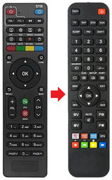 TV EXTREMEBOX afstandsbediening - productfoto