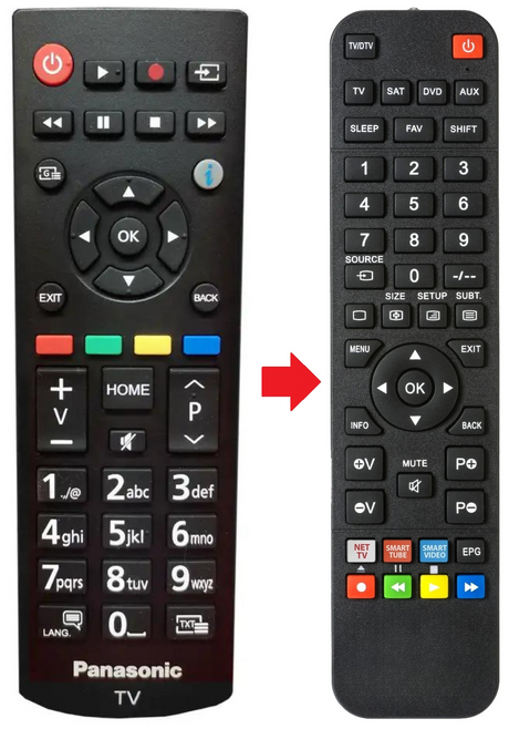 TX-24M330E PANASONIC afstandsbediening - productfoto